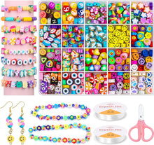 Polymer Clay Perlen Set für Kinder: 403 Stück, 120+ Muster - Schmuck