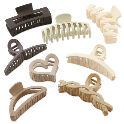 Haarklammer Set 8 Stück für Damen Mädchen, Große Rutschfeste