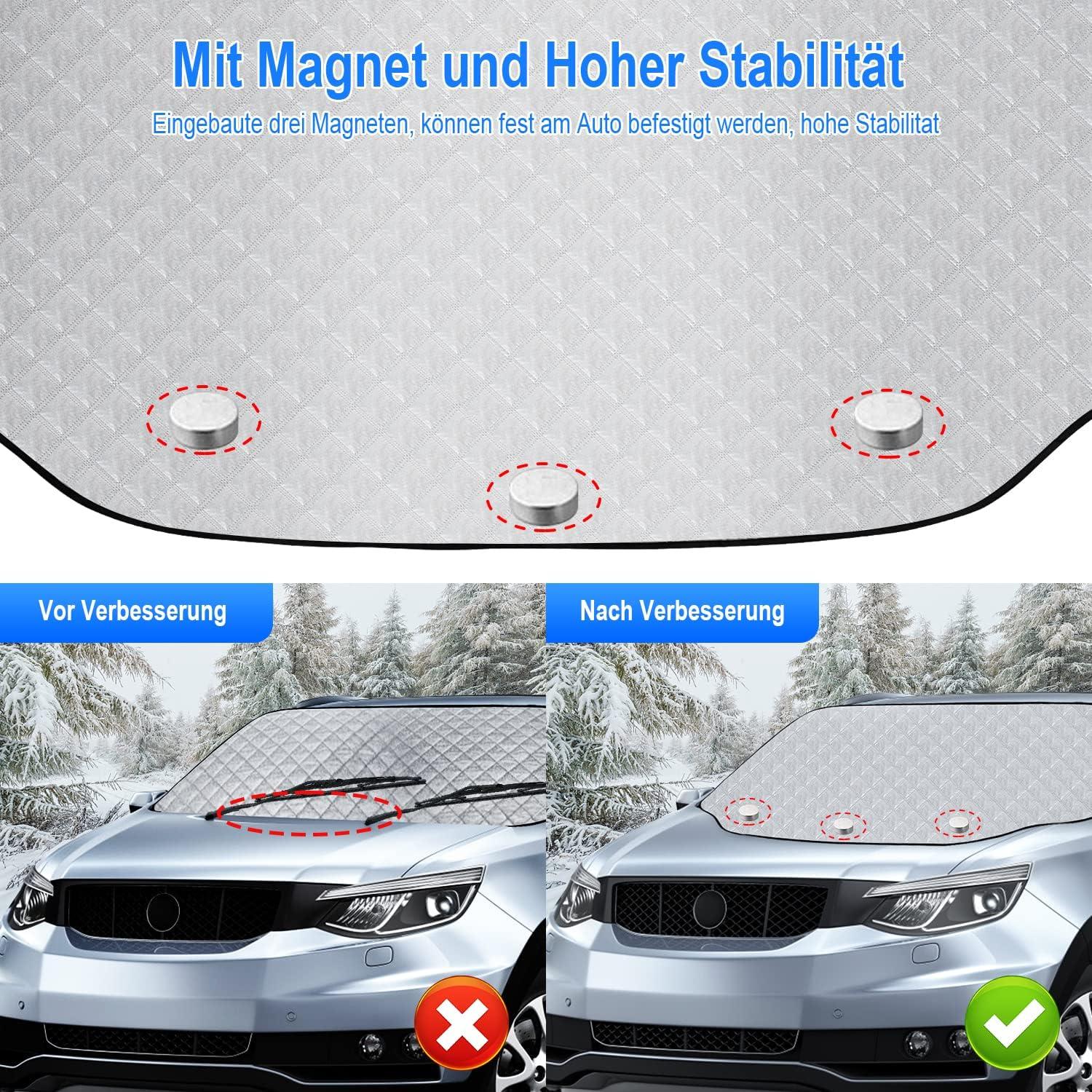 Karvipark Frontscheibenabdeckung Autoscheibenabdeckung Sonnenschutz