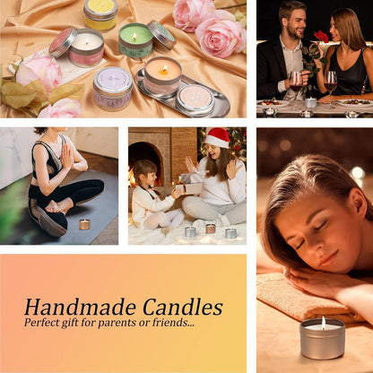 XL Kerzen Selber Machen Set Schmelztopf 200 Dochte 8 Farben