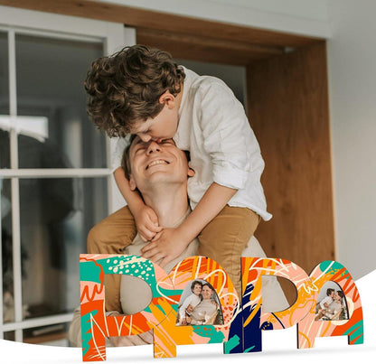 Geschenk Papa Bilderrahmen Holz Geburtstag Weihnachten Vater Tochter