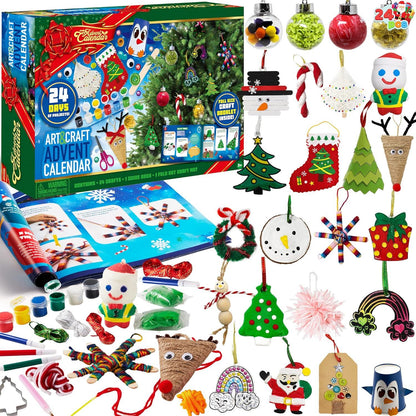 Adventskalender 24 Tage Weihnachten Kinder Kunst Handwerk