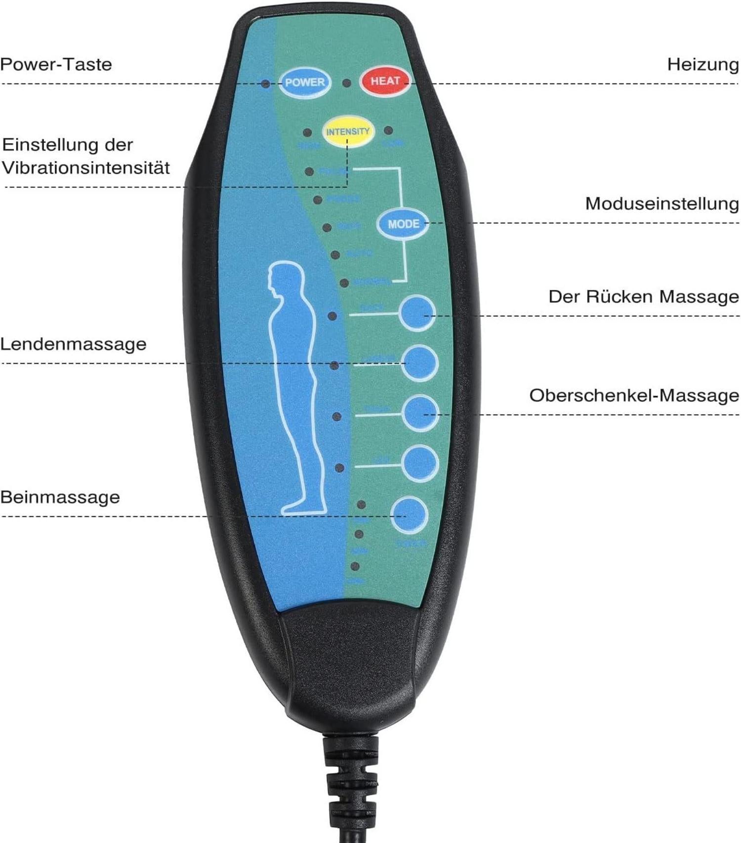 Modernes Relaxsessel mit Liege-, Massage- und Wärmefunktion