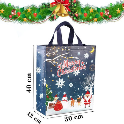 Weihnachts-Tragetaschen Merry Christmas Snowman Snowflake Santa Claus