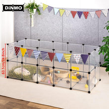 DINMO Meerschweinchen & Kaninchen DIY Käfig 155x63x63 cm