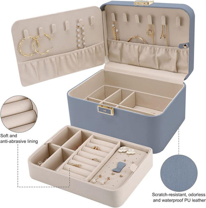 Großes Schmuckkästchen mit Spiegel und