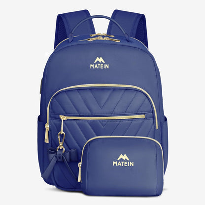 Kleiner Damen Rucksack mit Anhänger, Diebstahlsicher und