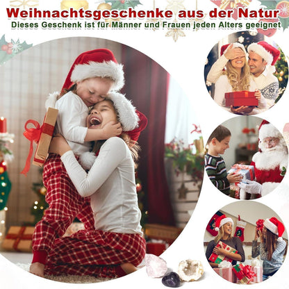 Adventskalender 2024 für Kinder mit Natürlichen Kristallen