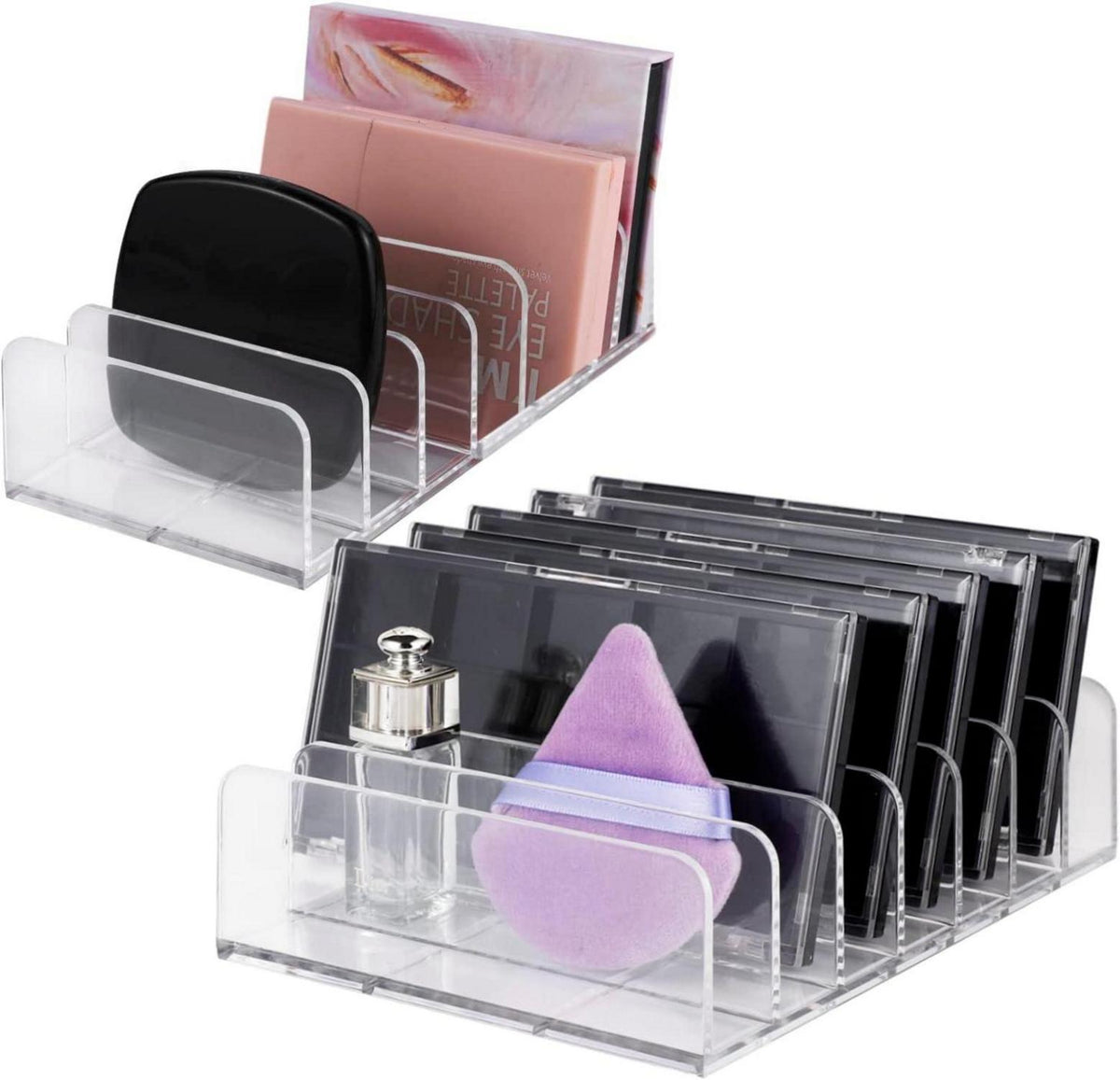 Kosmetik Organizer 2er Pack Lidschatten Halter Paletten Aufbewahrung