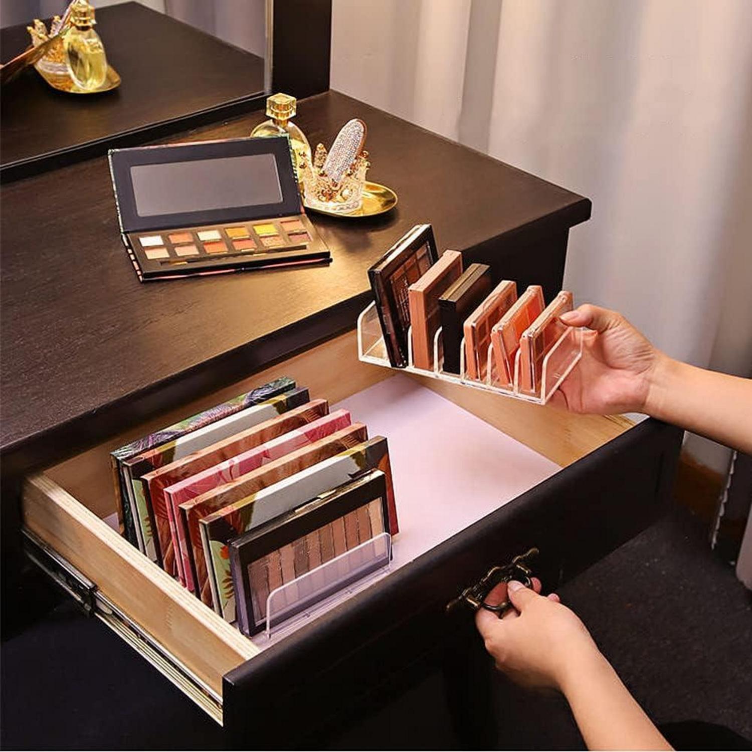 Kosmetik Organizer Lidschatten Aufbewahrung Halter transparent 2er Set