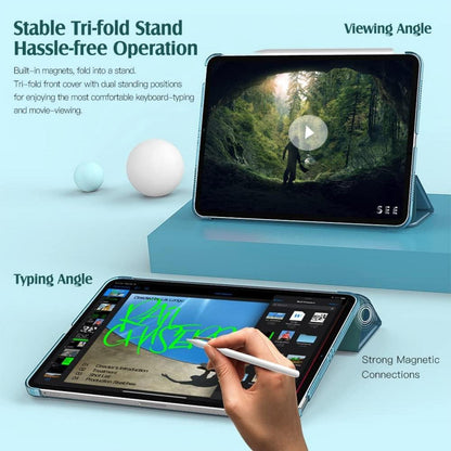 TiMOVO iPad Air 11 Zoll Hülle 2024 Schlank Schutzhülle Transparent