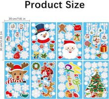 Fensterbilder Weihnachten 8 Blätter Schneeflocken