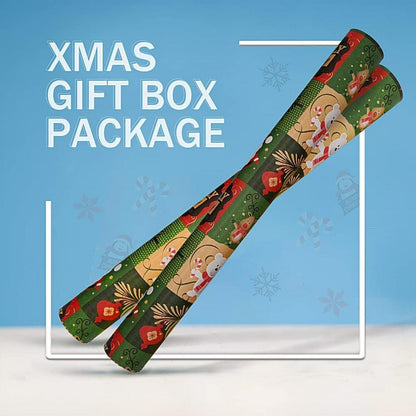 Weihnachtsgeschenkpapier 43cm x 15M Recycling Kraftpapierrollen
