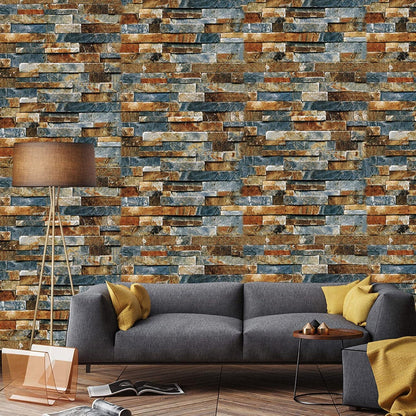 Selbstklebende Tapete Ziegelstein-Look Vintage Effekt 44.5x500cm