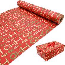 Weihnachtsgeschenkpapier Kraftpapier festliches Design 100% Recycelbar