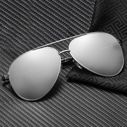 Pilotenbrille Polarisierte Sonnenbrille UV400 Metallgestell Männer Frauen