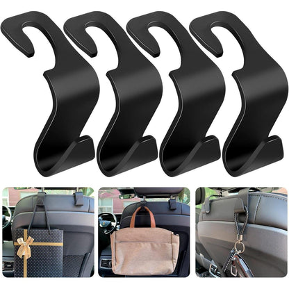 Auto Rücksitz Haken 4 Stücke Kunststoff Lagerung Kopfstütze