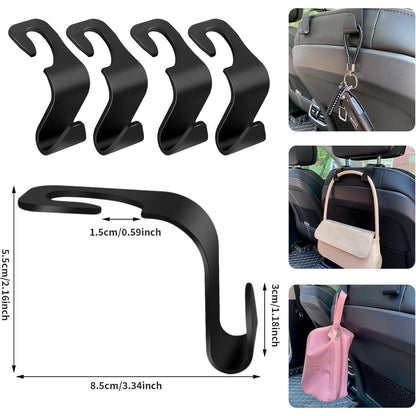 Auto Rücksitz Haken 4 Stücke Kunststoff Lagerung Kopfstütze