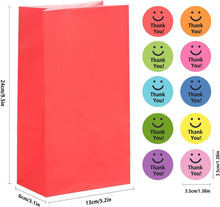 Bonbon Geschenktüten 20 Stück Bunte Kraftpapier 20 Sticker