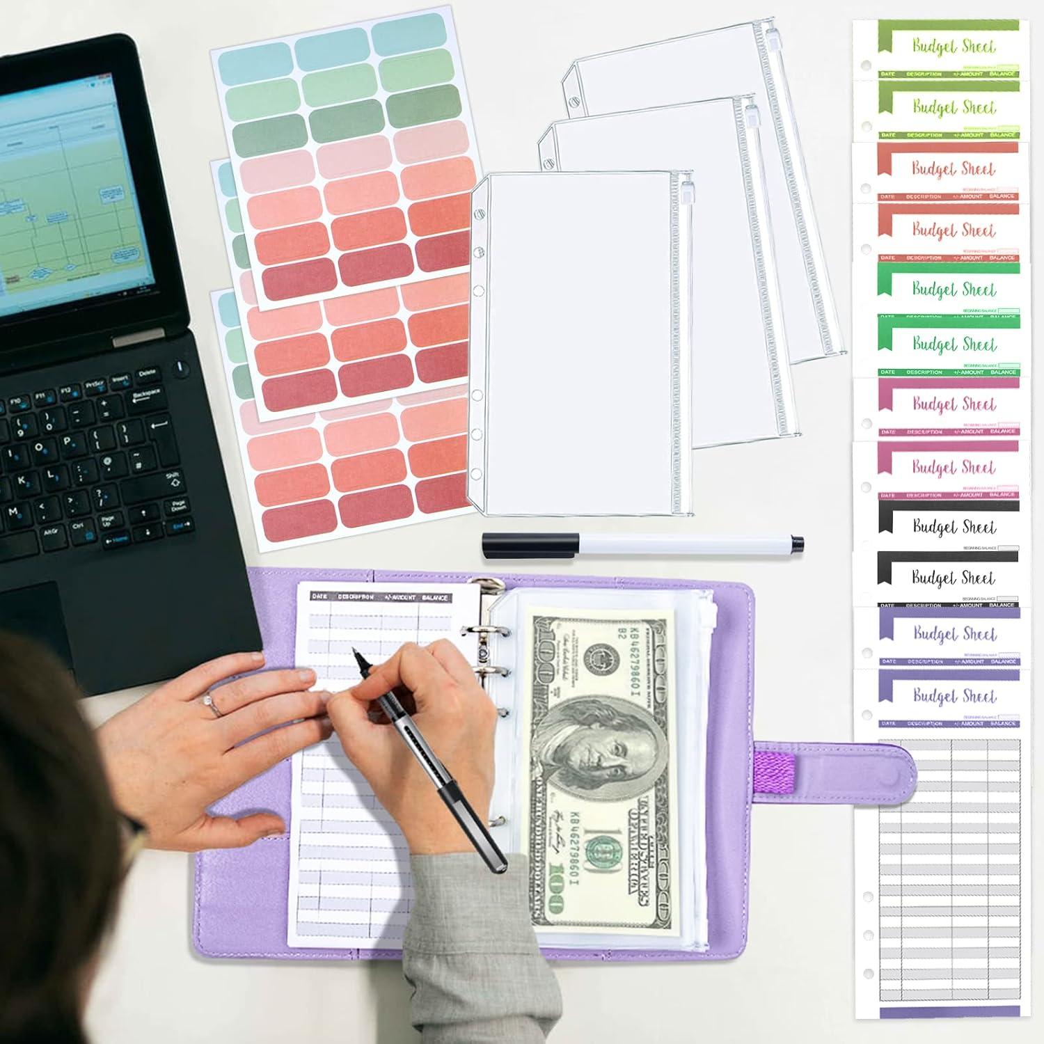 Budget Binder A6 Geldumschläge Umschlagmethode Sparbuch Organizer