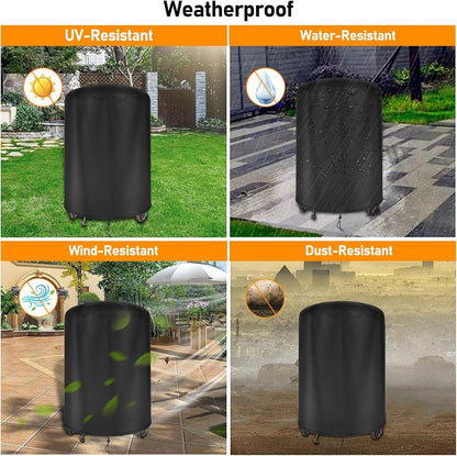 Raweao Grill Abdeckhaube für Weber 57cm - Wasserdicht & Wetterfest