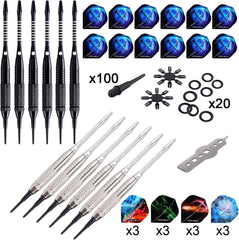 WIN.MAX Profi Softdarts 12 Stück Set, 18 Gramm