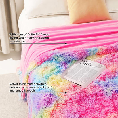 Kuscheldecke 200x220cm Sofadecke Kuscheldecke Mädchen Kind