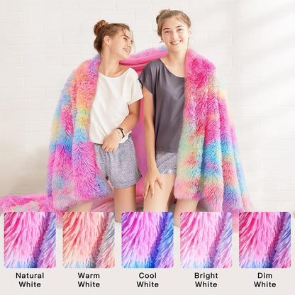 Kuscheldecke 200x220cm Sofadecke Kuscheldecke Mädchen Kind