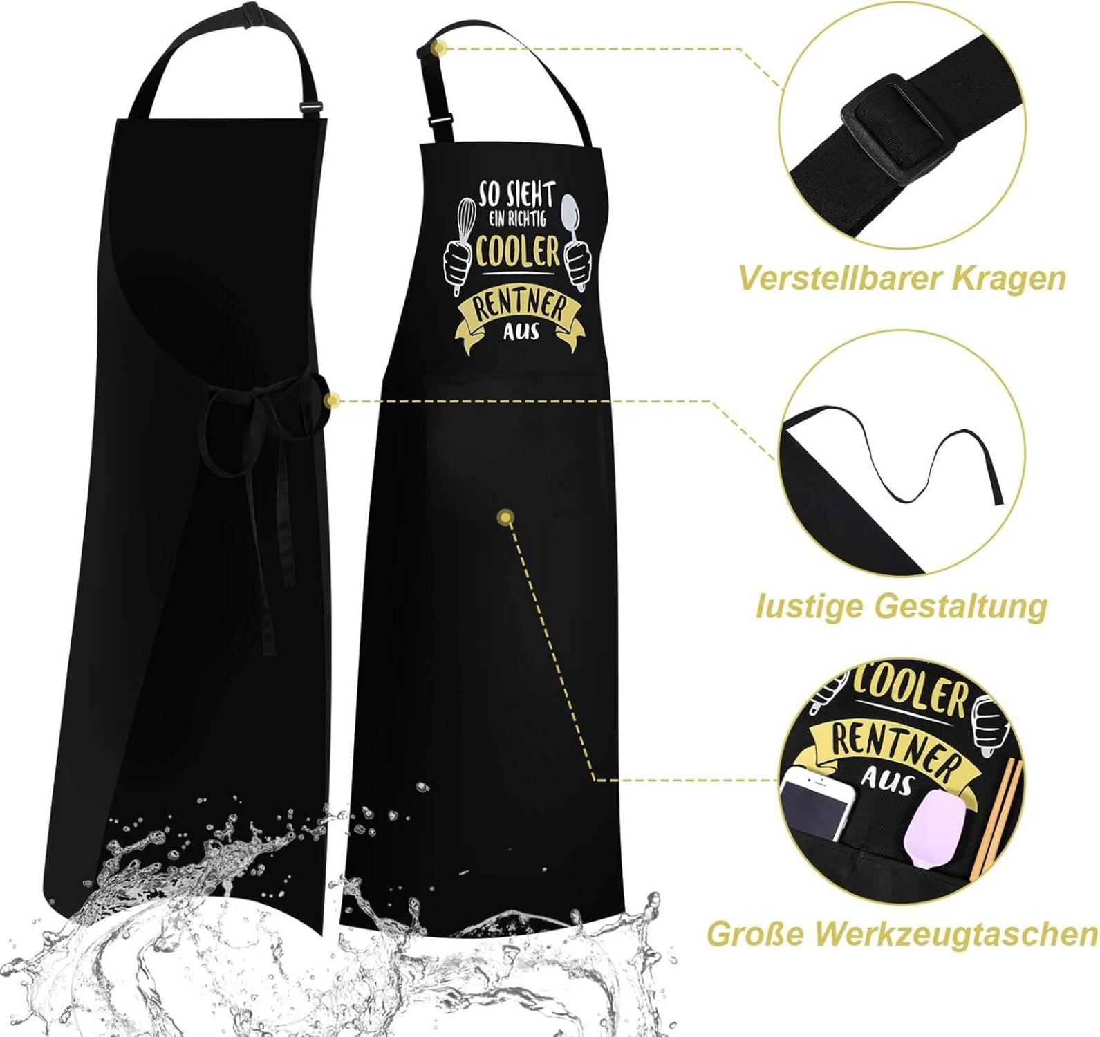 Lustige Grillschürze Rentner Vatertag Geburtstag Weihnachten