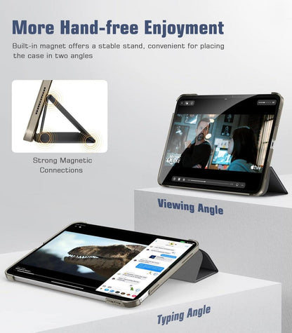TiMOVO iPad 10. Gen 10,9 Zoll 2022 Hülle Schlank Smart Cover - Space Grau