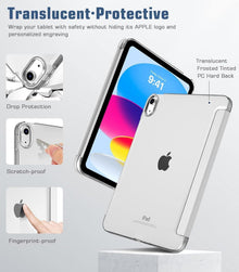 iPad 10.9 Zoll 2022 Hülle Smart Case Schlank Cover Silber
