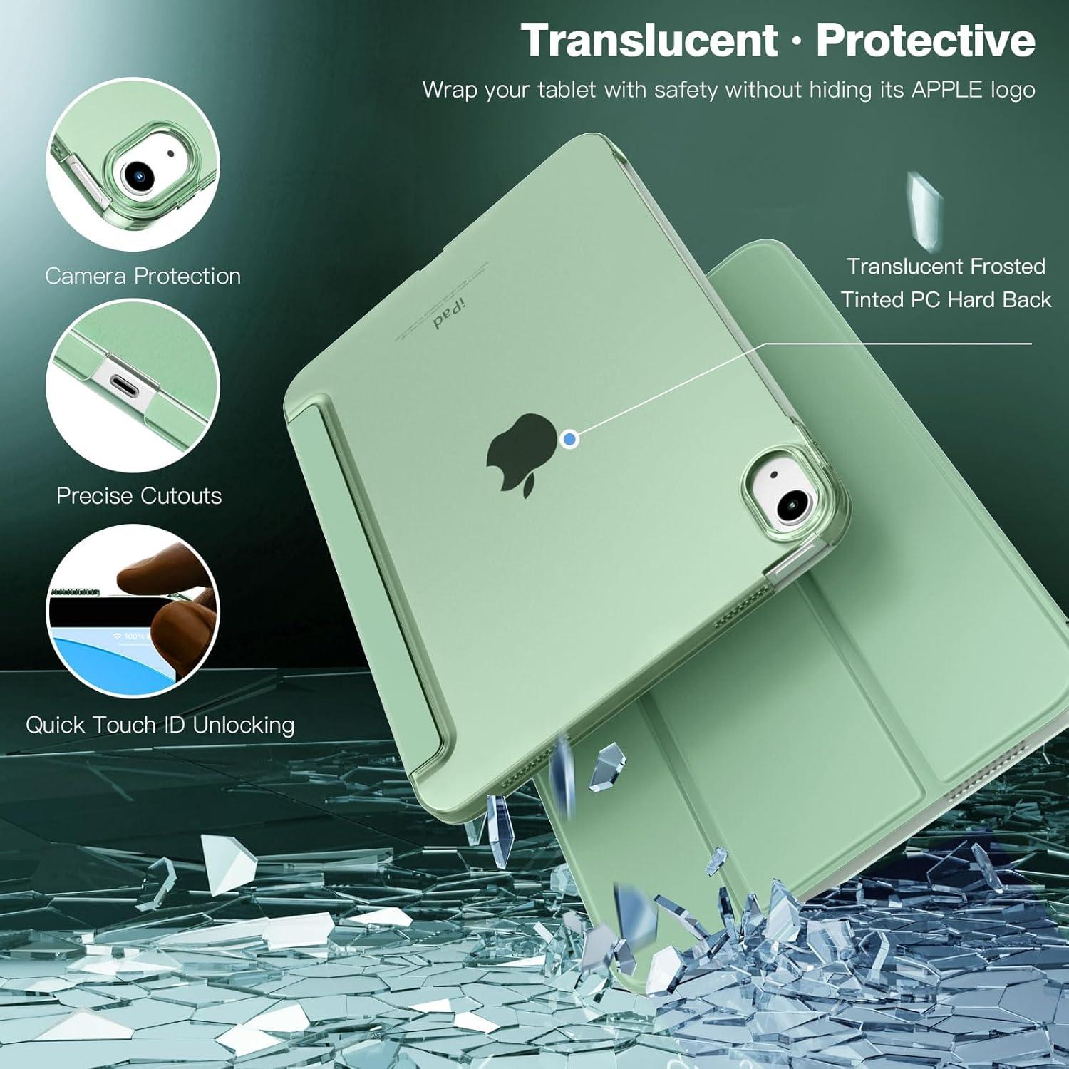 iPad 10. Generation 10,9 Zoll Hülle Grün - Smart Case Cover Standfunktion