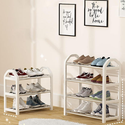 NIAWECAN 3-stöckiges Mini-Schuhregal für Kinder 42x19x43cm