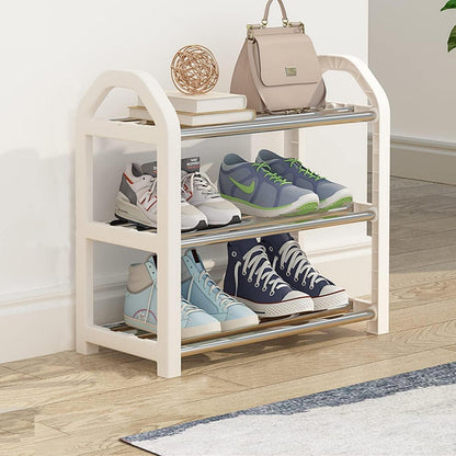 NIAWECAN 3-stöckiges Mini-Schuhregal für Kinder 42x19x43cm