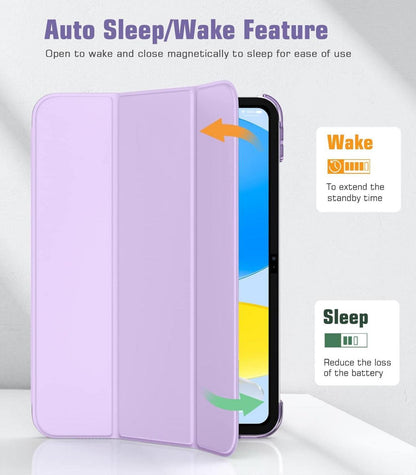 iPad 10.9 Hülle Taro Lila Smart Case Generation 10 Schutzhülle 2022