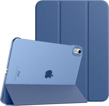 TiMOVO iPad 10.9 Generation 2022 Hülle Smart Case Cover Grau Blau