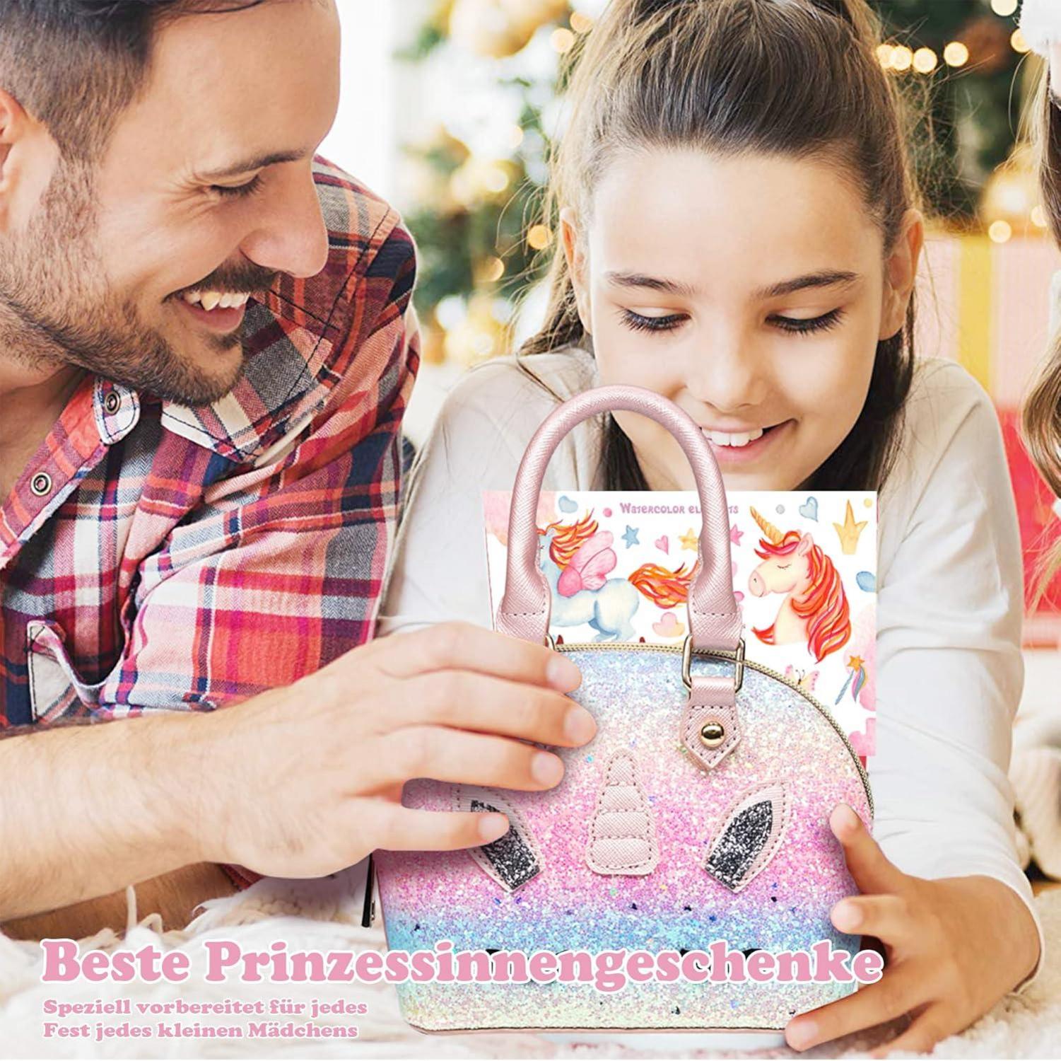 Kinderschminke Set Mädchen Make Up Schminkkoffer Spielzeug 4-12 Jahre