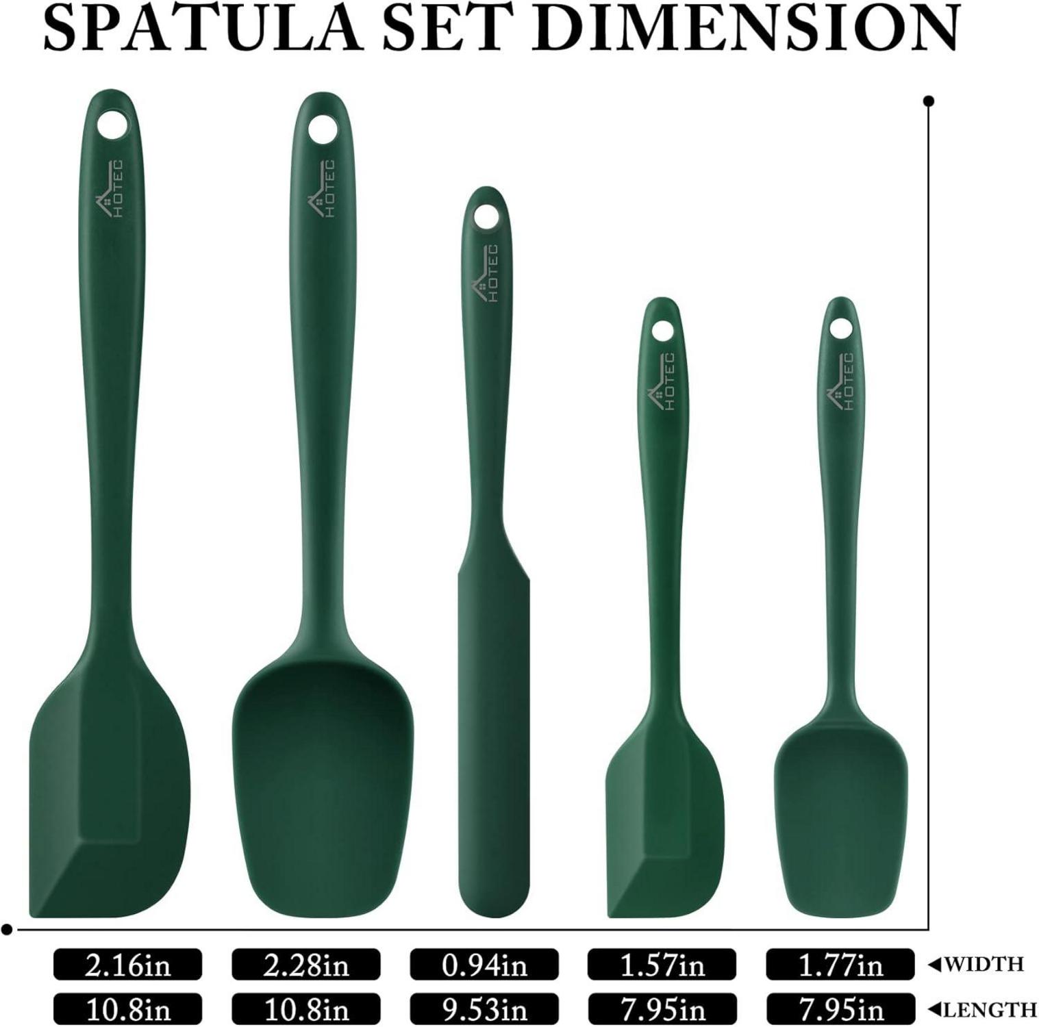 Set aus 5 lebensmittelechtem Silikon