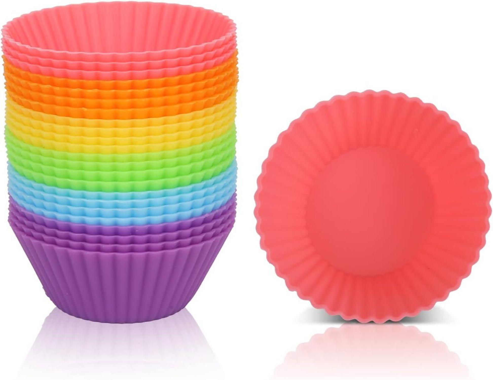 Silikon Mini Muffinform Antihaft Backformen 24er-Pack