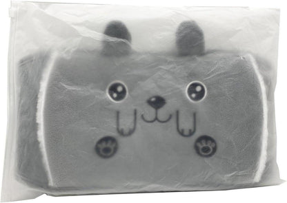 Wärmflaschengürtel mit großem 1,3L Bezug in Grau Grün