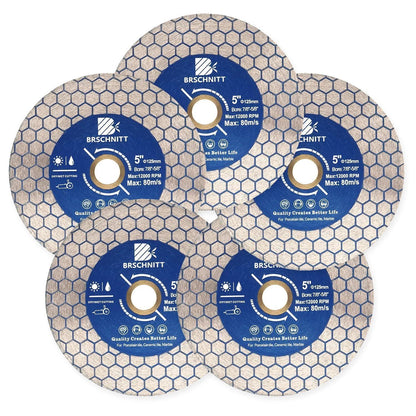 Diamant Trennscheibe 125mm doppelseitig, 5 Stück