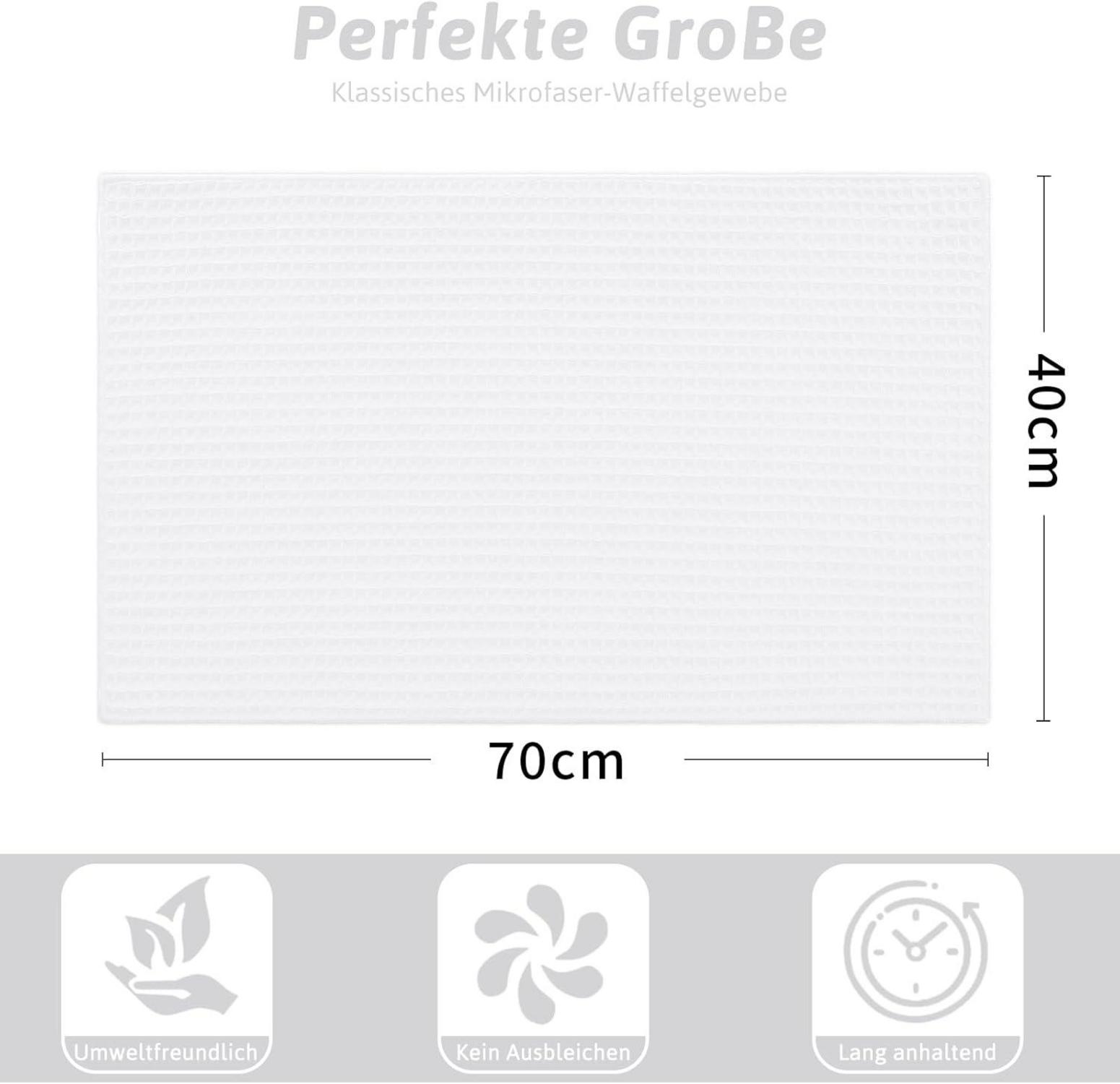 Microfasertücher 4er-Set Saugfähige Küchentücher 40x70cm