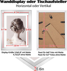 Egofine Bilderrahmen 13x18 cm 4er-Set Holz-Verbund mit