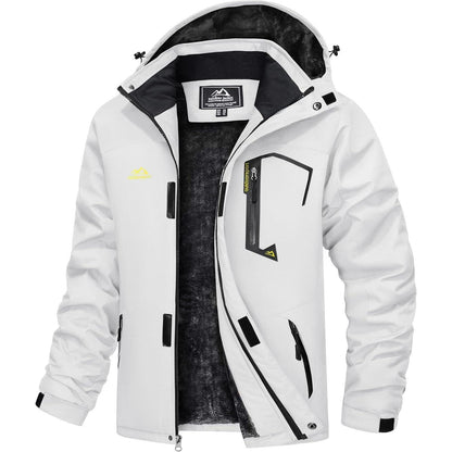 Herren Winterjacke wasserdicht & winddicht mit Fleece-Futter