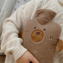 Große Wärmflasche mit Kuschelbezug - 2