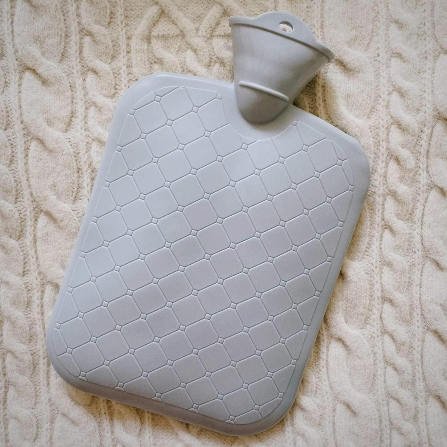 Wärmflasche mit Bezug 2L, Gummi, Kuschelweich, Schmerzlinderung, Tier, Geschenke