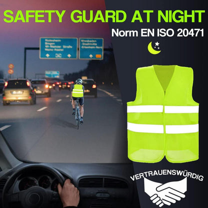 Warnwesten Auto 2er Set Sicherheitsweste LKW PKW Reflektierend