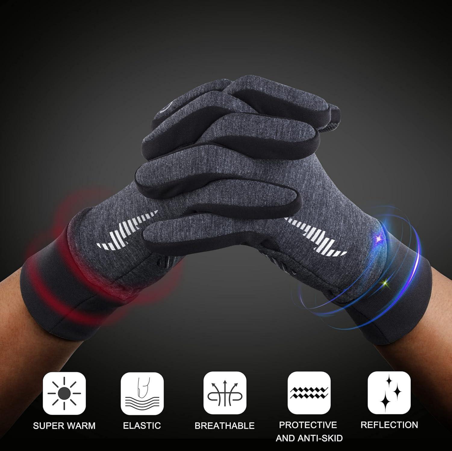 SIMARI Winter Thermo Handschuhe Touchscreen Winddicht Autofahren Radfahren