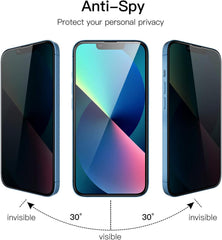 Sichtschutz Panzerglas iPhone 13/13 Pro 6,1 Zoll 9H 2 Stück