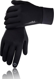Winter Thermo-Handschuhe Touchscreen Anti-Rutsch Winddicht Schwarz